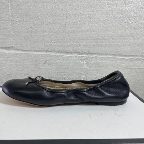 Sam Edelman Felicia Black Leather Ballet Flats Slip On Shoes Women's 9 US/39 EU - Picture 5 of 10